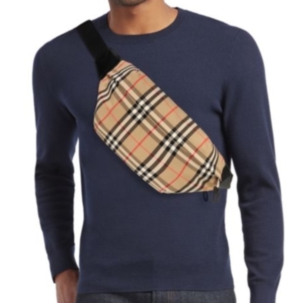 Burberry Sonny Check Belt Bag - Picture 6 of 6